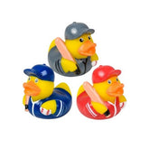 Baseball Rubber Ducky Stocking Stuffer Kids Toys In Bulk